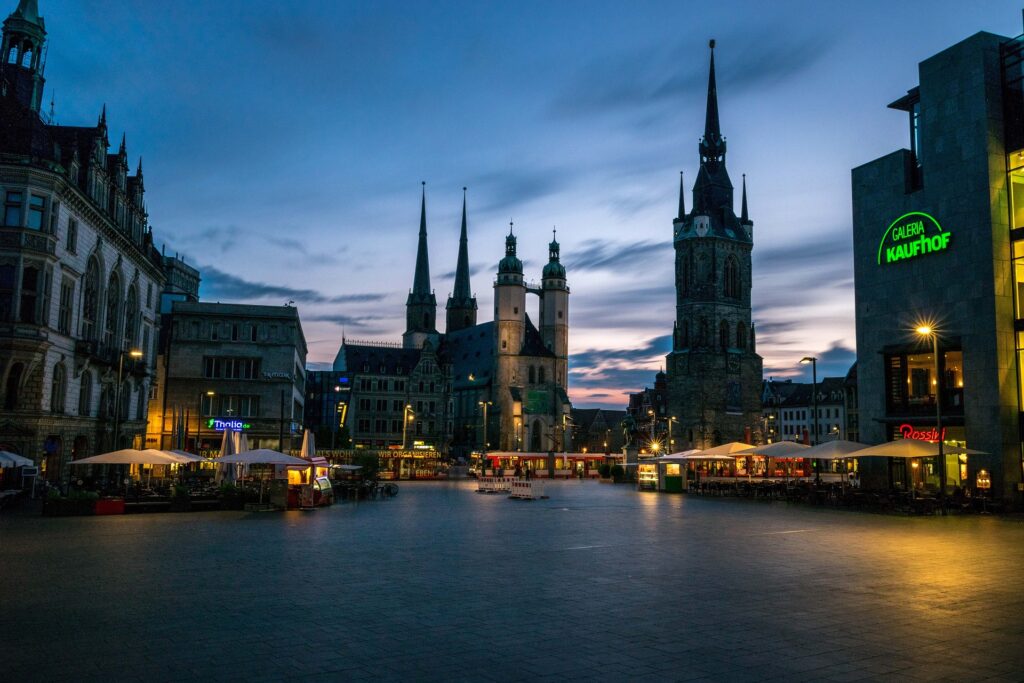 Halle (Saale), Marktplatz, Bild von Flotography auf Pixabay