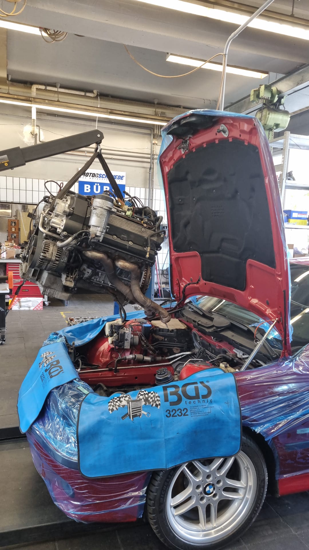 S62 Motor vor BMW M5 E39