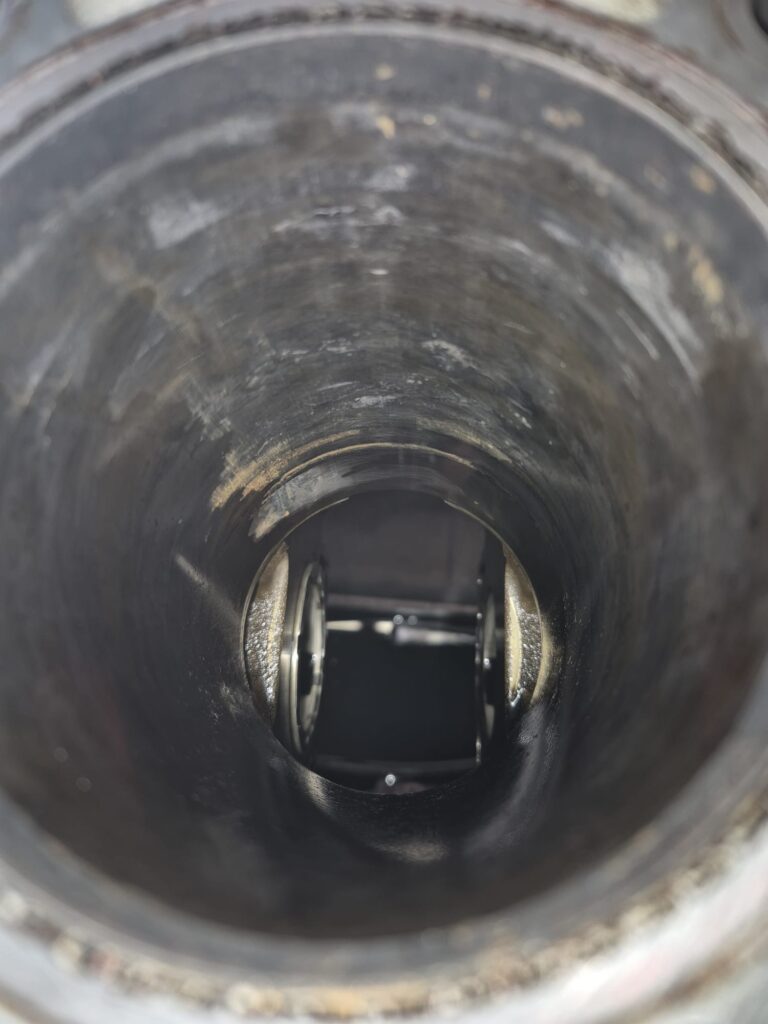 Abnutzungen in Zylinderwand