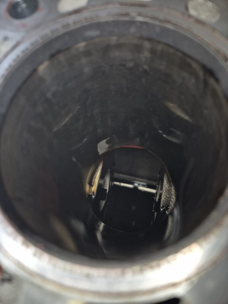 Abnutzungen in Zylinderwand