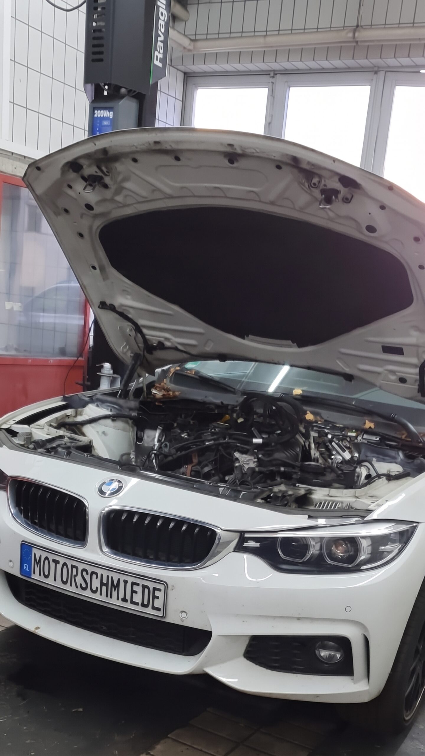 BMW 4er Gran Coupe F36 B48 in der Werkstatt